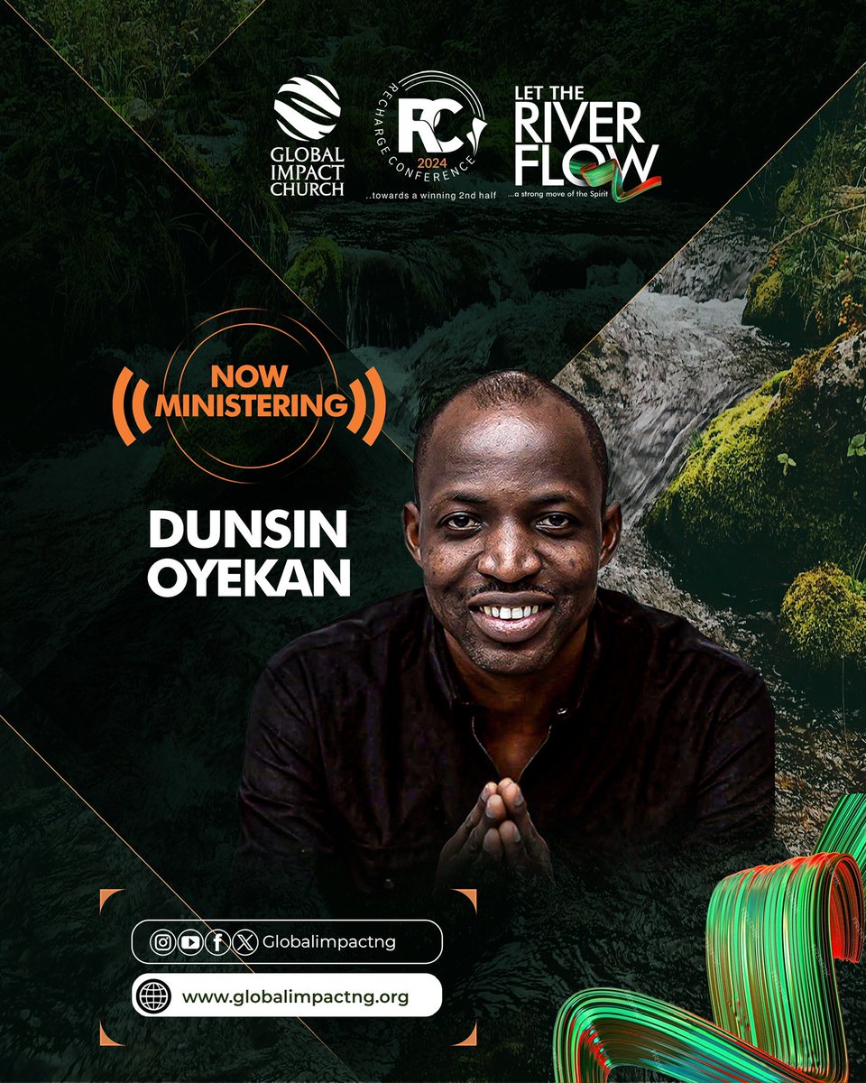 Global_ImpactNG's tweet photo. Now Ministering, Dunsin Oyekan @DunsinOyekan 🔥🔥

A vessel used by God to take us through deep worship. 

Join us Onsite or Online as we reverence the name of our God.

Make sure you invite someone too.

Instagram: globalimpactng
-

#RechargeConference #lettheriverflow https://t.co/b688MndkNs