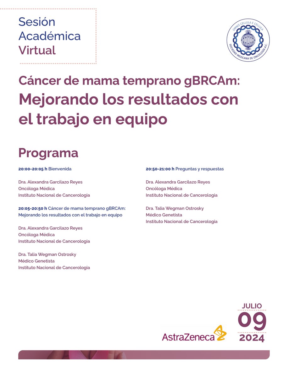 Sociedad Mexicana de Oncología, A.C. tweet media