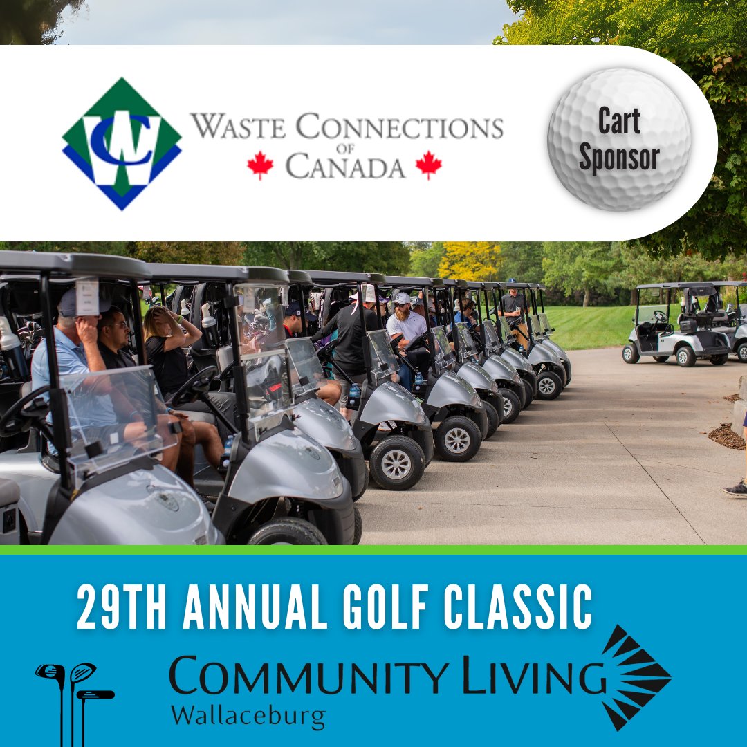 Thank you Waste Connections of Canada for being our Cart Sponsor at our 29th Annual Golf Classic this year!
Waste Connections of Canada provides waste management solutions, recycling and dumpster rental services.