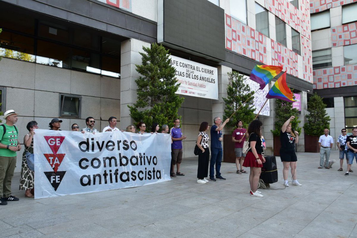 SovietGetafe's tweet photo. 🏳️‍🌈 Getafe es diversa
✊ Getafe es combativa
🔻 Getafe es antifascista https://t.co/flag7y6cMr