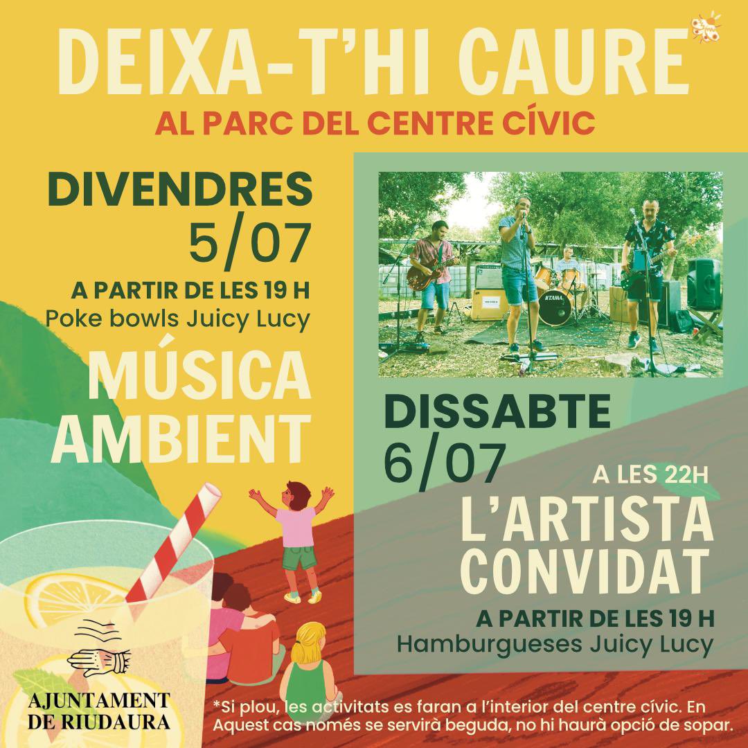 Dissabte a <a href="/RiudauraCat/">Ajuntament de Riudaura</a> passejant el nostre respectable quartet de música indie. 🎸🎸