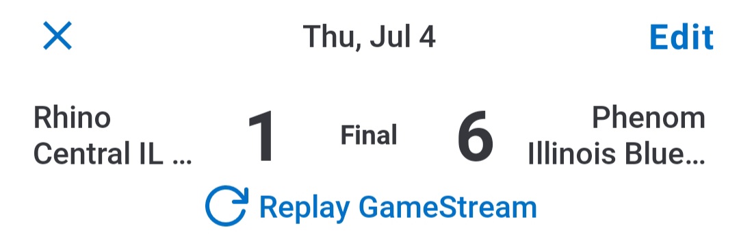 W 6-1 <a href="/DiamondSportsPr/">Diamond Sports Promotions</a> 

Clean D behind
<a href="/mason_leske/">Mason Leske</a> 4.0, 0R, 3H, 3K (hit; 1-1)
<a href="/Cbennett2025/">Chase Bennett</a> 1.1, 1R, 1H, 1K
<a href="/DylanVisvadra17/">Dylan Visvadra</a> 1.2, 0R, 0H, 2K (hit; 1-2)

Caught by <a href="/rj_wolski1119/">RJ Wolski</a> (hit; 1-3)

<a href="/LiamSullivan_11/">Liam Sullivan</a> 2-2, 2SB (&amp; assist from RF)
<a href="/calther07/">christian alther</a> 1-3, 2B, SB
<a href="/GabeWink39/">Gabe Winkelman</a> 1-3, SB