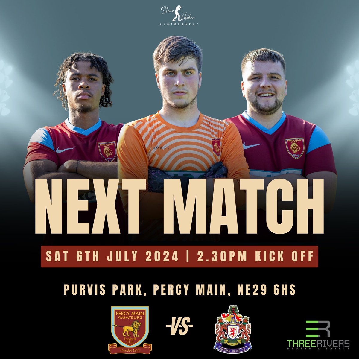 Percy Main AFC (@percymainafc) on Twitter photo Next up we face <a href="/MarskeUnitedFC/">Marske United FC</a> on Saturday at home.
A big test for our young team against a team 2 divisions higher but one we know they will take in their stride.
We had a great turn out on Wednesday night, letโs show our support again! Next up we face <a href="/MarskeUnitedFC/">Marske United FC</a> on Saturday at home.
A big test for our young team against a team 2 divisions higher but one we know they will take in their stride.
We had a great turn out on Wednesday night, letโs show our support again!