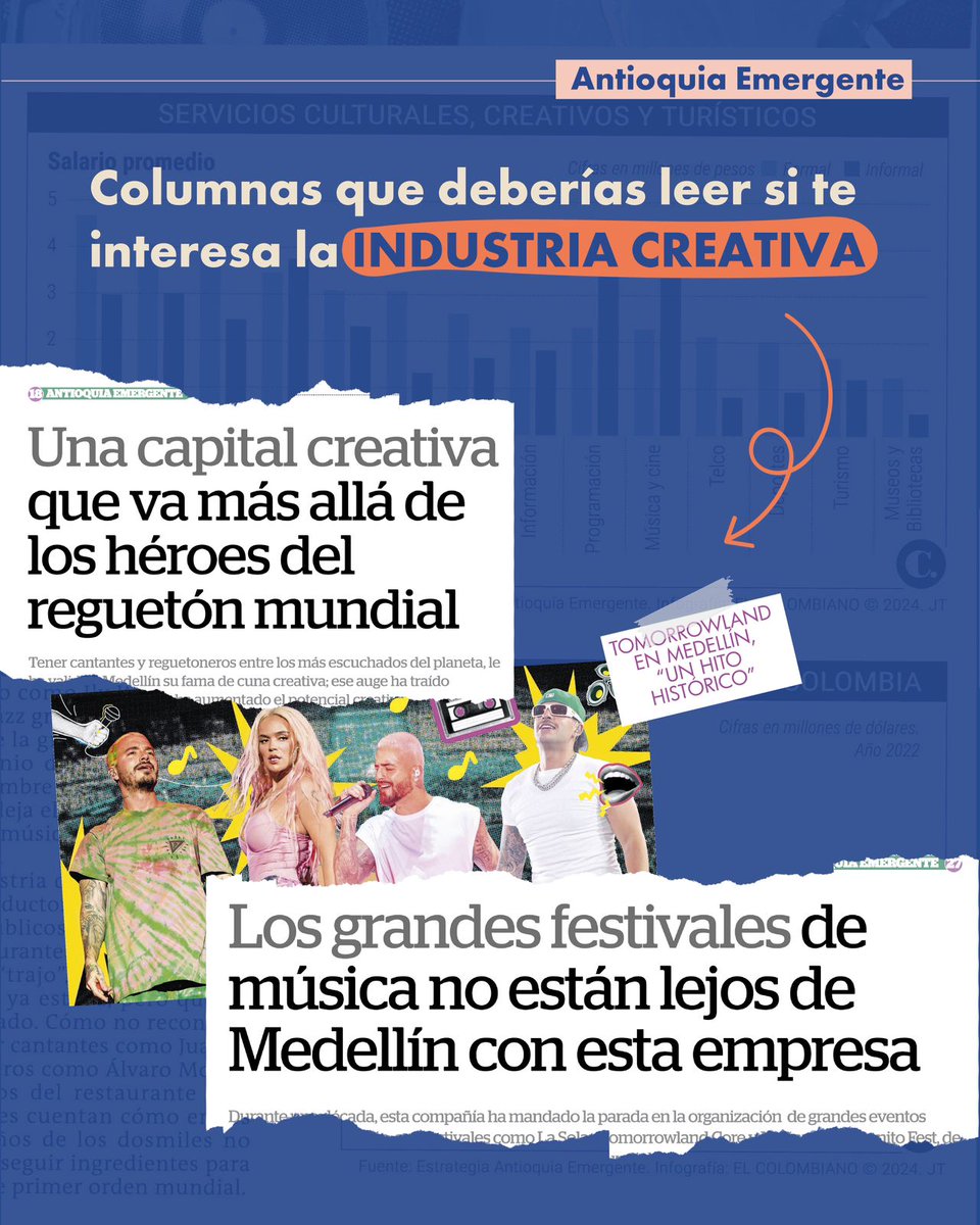 proantioquia1's tweet photo. 💚¿Cuál es el futuro de nuestra región?
Te compartimos el especial sobre Antioquia Emergente realizado por El Colombiano.