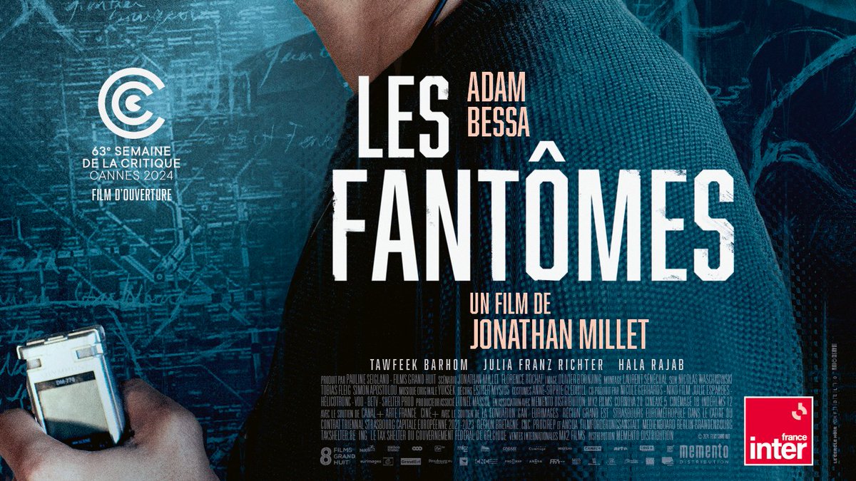 jipe0043's tweet photo. Décrit par #OlivierPere comme le meilleur premier film français depuis 10 ans, #Lesfantomes suit la traque d'un bourreau syrien par une de ses victimes (@adambessa_) à @strasbourg. #JonathanMillet y décrit la part d'ombre des services secrets.
En lire +…
https://t.co/i5SPnIioCL https://t.co/NzFOSsbznb