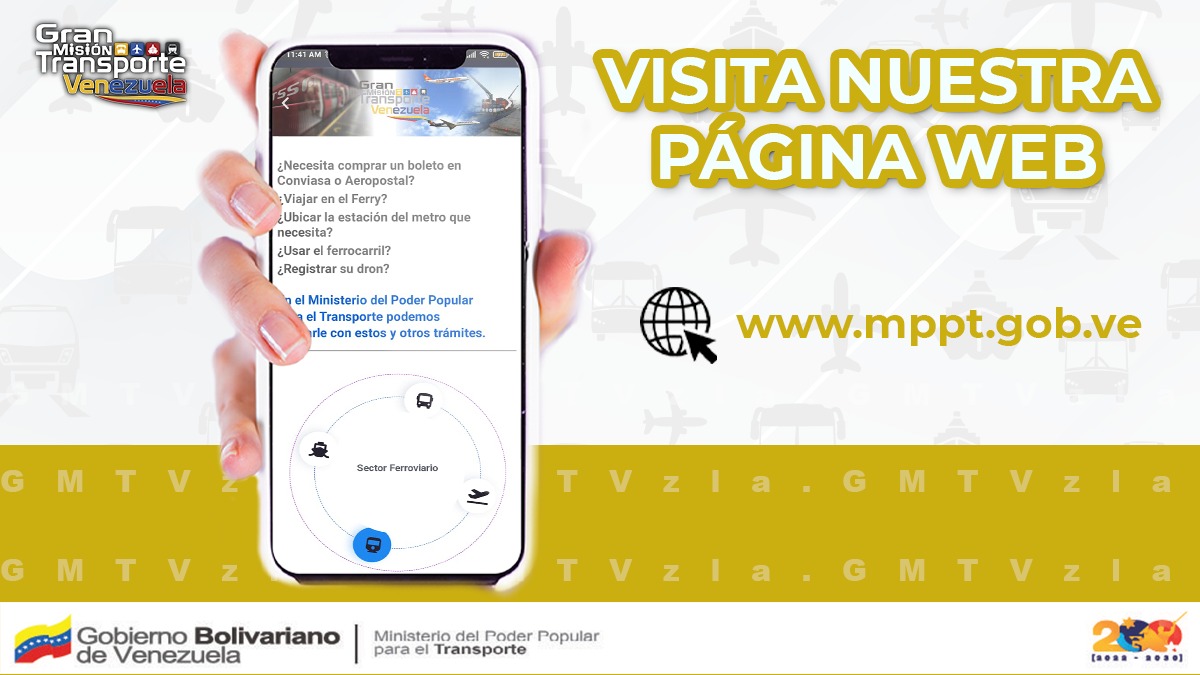 mintransporteve's tweet photo. ¡A través de la página web de @TransporteGobVe puedes encontrar información sobre el sector acuático! 👉 https://t.co/8BGAU0FxKF https://t.co/FFS18OeHr9