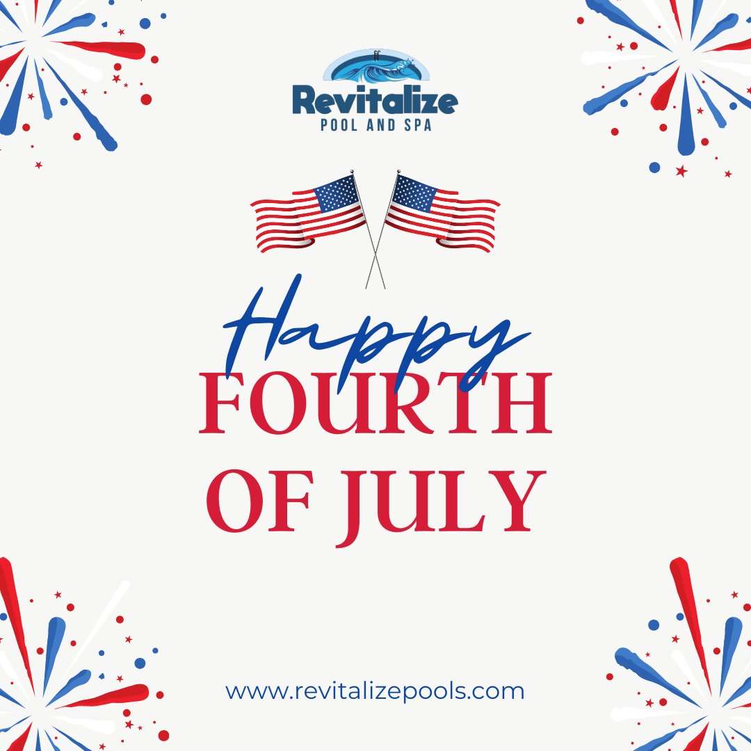 PoolRevitalize's tweet image. Celebrate freedom and fun this 4th of July by revitalizing your pool and spa! 🌟 Let us enhance your backyard oasis for a memorable holiday under the sun. Dive into relaxation like never before! ☀️💙#IndependenceDay2021 #PoolRefresh
