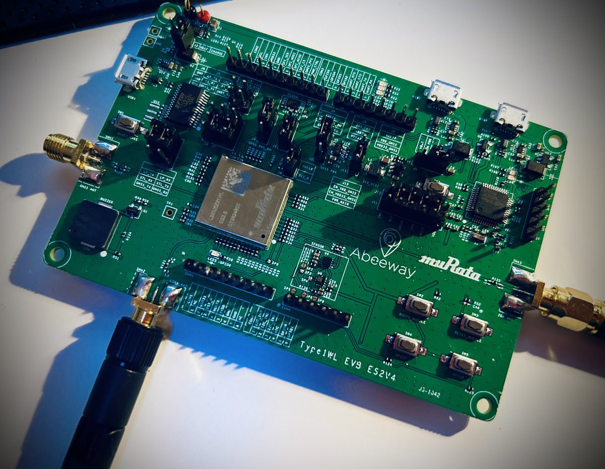 disk_91's tweet image. New nice dev board to play with for @ABEEWAY all what is needed for making #LoRAWan #Sigfox #Helium tracker in a single module from muRata.