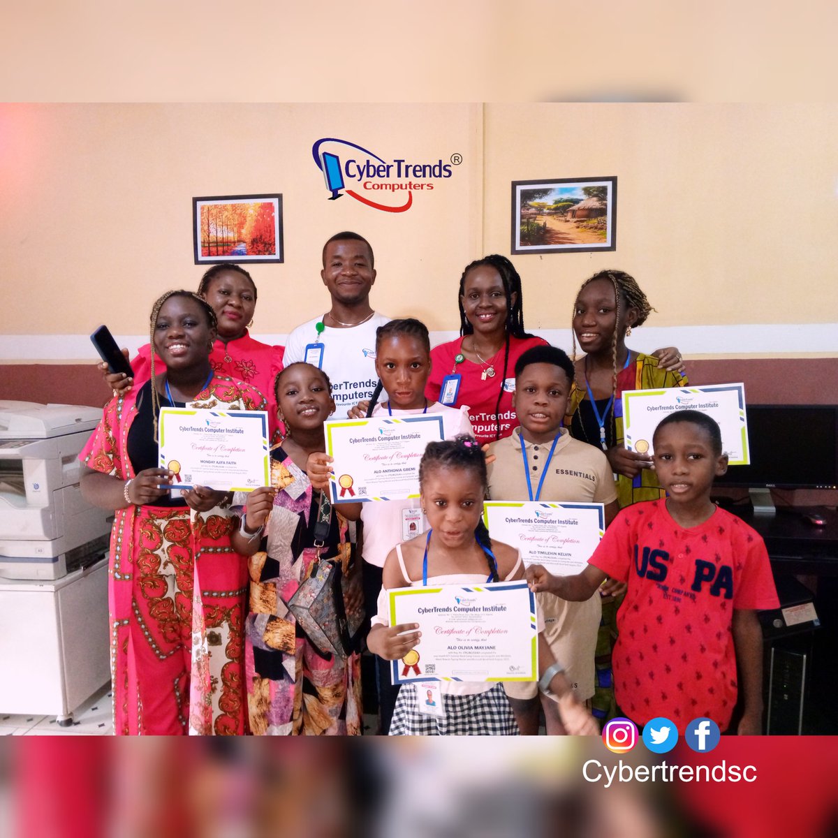cybertrendsc's tweet photo. Dear Parents, we are thrilled to announce our upcoming 1-Month ICT Summer Boot Camp. Our ICT Bootcamp offers practical 1-on-1 personalized training, a state-of-the-art learning facility, and 24/7 real-time support. With a conducive atmosphere for learning and friendly coaches. https://t.co/9HWTfR0NmX