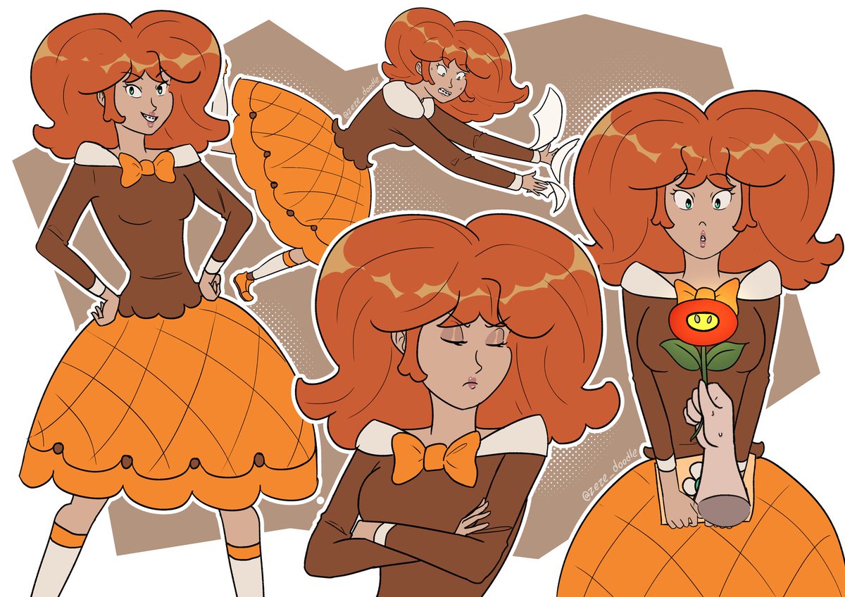 zeezee_doodle's tweet image. Daisy with the look of that concept art of the movie
She got me 🧡
#PrincessDaisyfanart #princessDaisy #supermariomovie #fanart