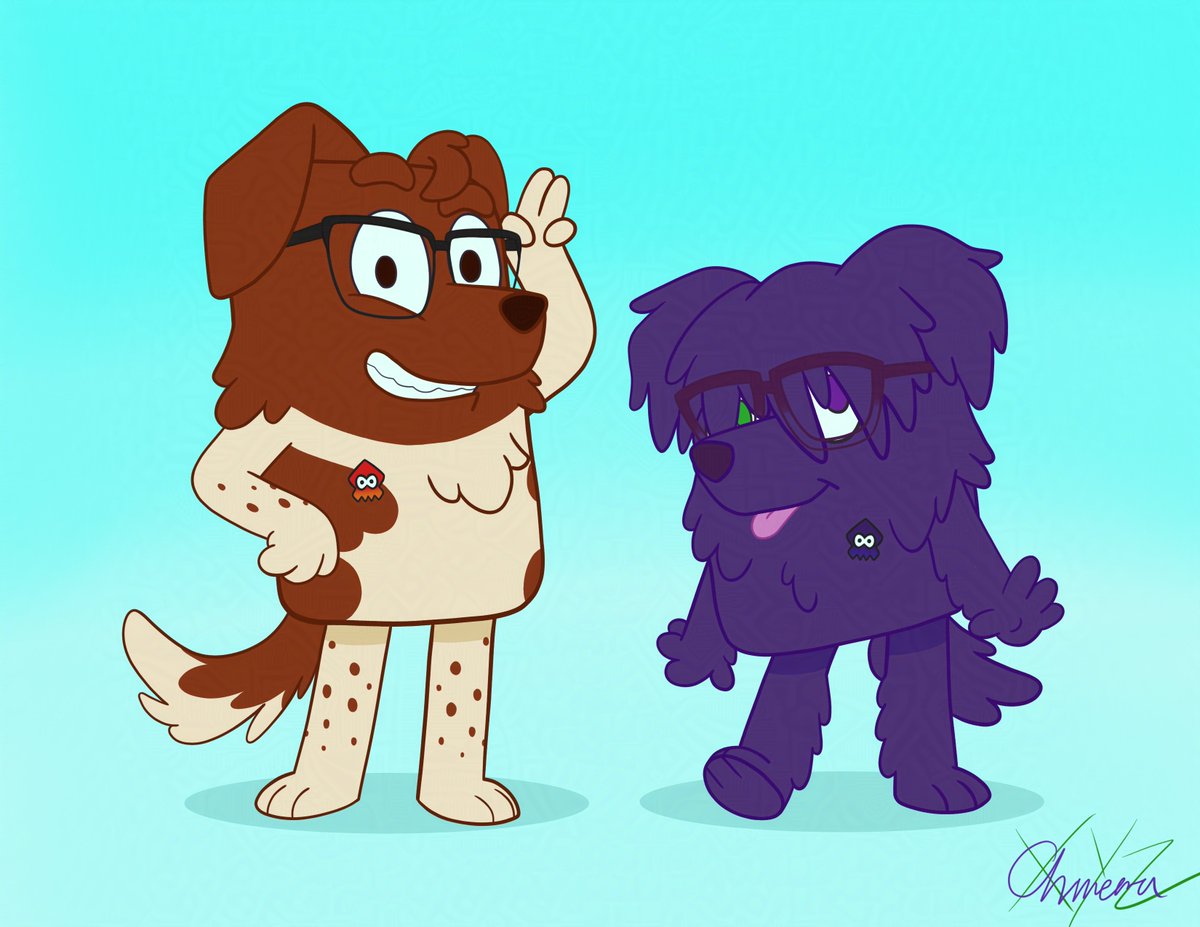 ChimeraXYZ's tweet photo. Inspired me to make Blueysonas of my partner @GridMcGrid and I❤️💜
#blueysona #bluey https://t.co/BjNygqWVJx