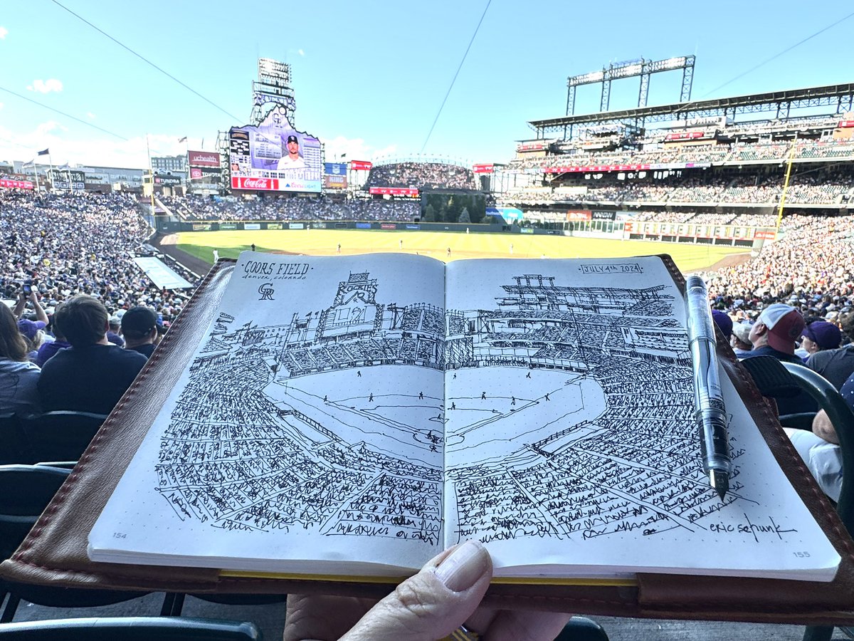eric schunk (@ericschunk) on Twitter photo Well Denver - here it is!! Happy 4th of July with my favorite ballpark sketch so far!!!!
Here’s to a Rox win and fireworks after the game with <a href="/RealSlimSchunky/">⚾️Aaron Schunk⚾️</a>
<a href="/Rockies/">Colorado Rockies</a> <a href="/MLB/">MLB</a> <a href="/JomboyMedia/">Jomboy Media</a> <a href="/SInow/">Sports Illustrated</a> <a href="/blakestbanter/">Blake Street Banter ⚾🌮</a> <a href="/TheSuzieHunter/">Suzie Hunter ⚾️</a> Well Denver - here it is!! Happy 4th of July with my favorite ballpark sketch so far!!!!
Here’s to a Rox win and fireworks after the game with <a href="/RealSlimSchunky/">⚾️Aaron Schunk⚾️</a>
<a href="/Rockies/">Colorado Rockies</a> <a href="/MLB/">MLB</a> <a href="/JomboyMedia/">Jomboy Media</a> <a href="/SInow/">Sports Illustrated</a> <a href="/blakestbanter/">Blake Street Banter ⚾🌮</a> <a href="/TheSuzieHunter/">Suzie Hunter ⚾️</a>