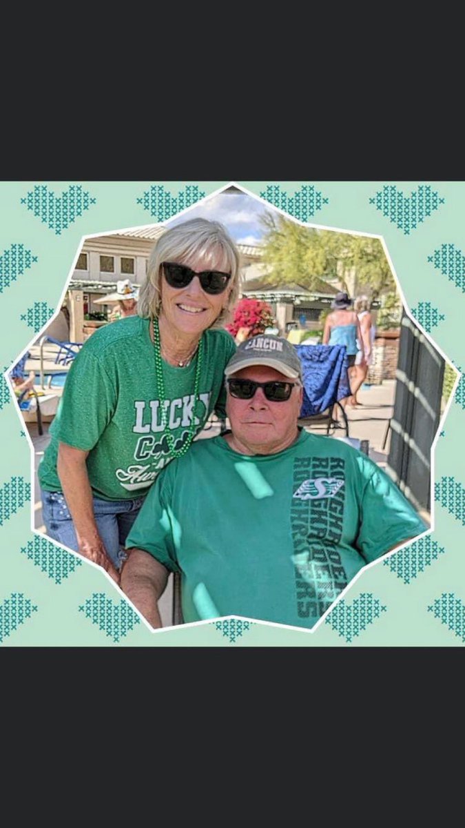 Happy 50th anniversary Russ and Erica! Let’s get them a win on their special day! #riderslive <a href="/sskroughriders/">Saskatchewan Roughriders</a>