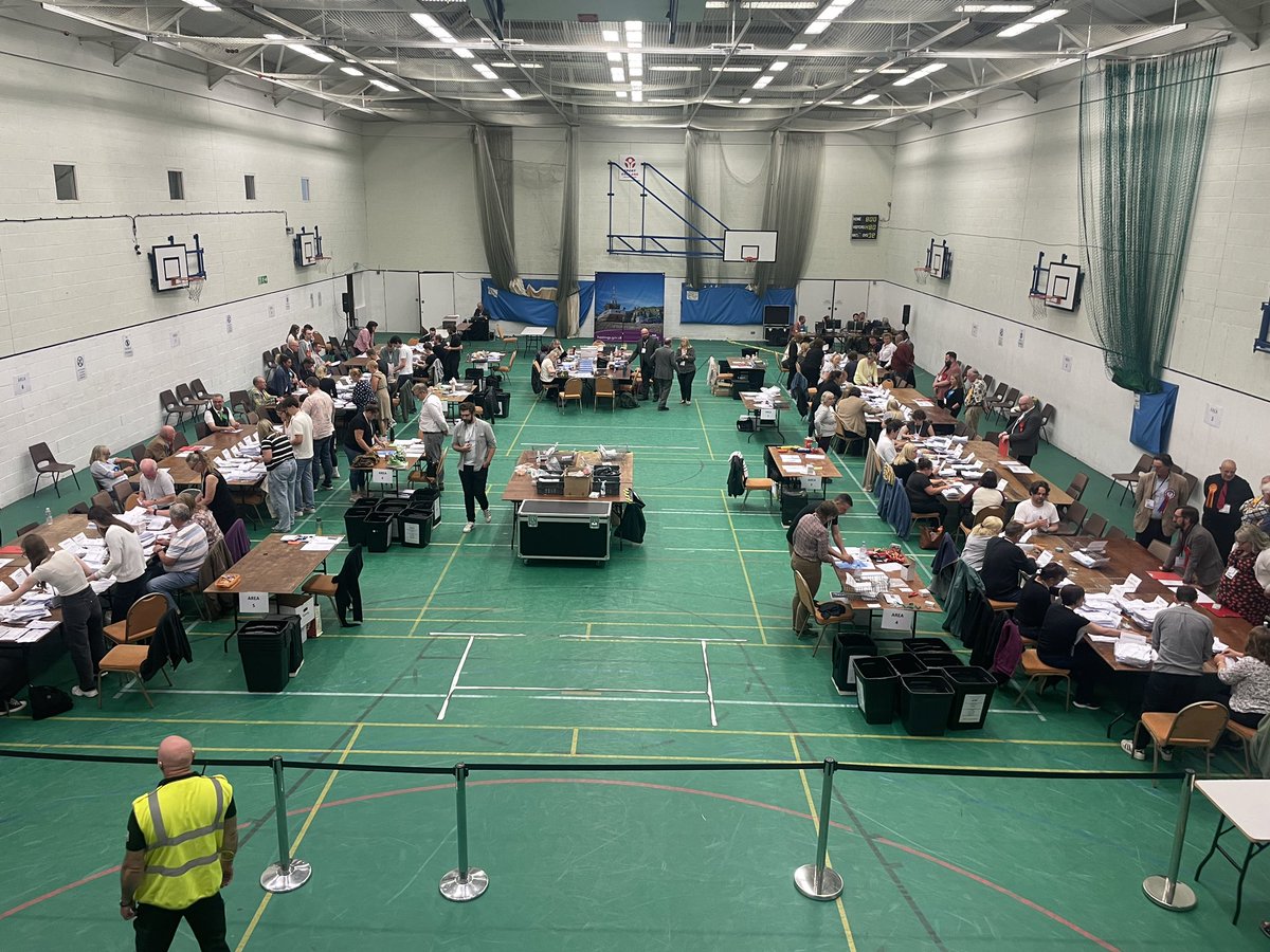Turnout for Hastings &amp; Rye is 60.81% - down  6.6% from 2019 election #hastings #GeneralElection2024 <a href="/itvmeridian/">ITV News Meridian</a>