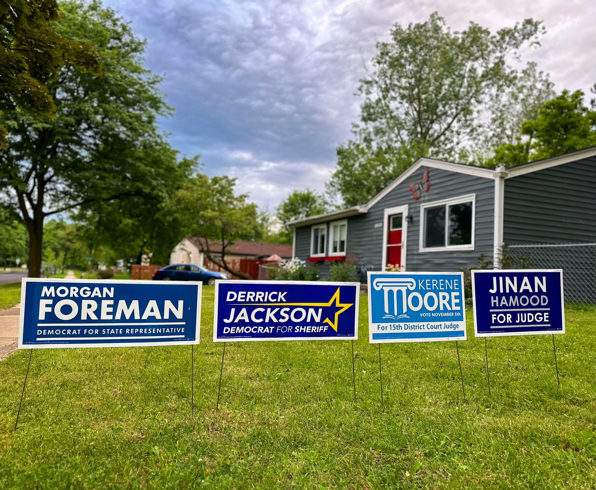 It’s Yard Sign Season! 🪧

#GoVote #VoteEarly