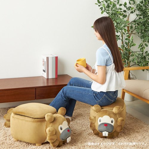 ポケモンセンター ビッパ スツール メスのすがた ポケモンセンターNAKAYAMA on X: