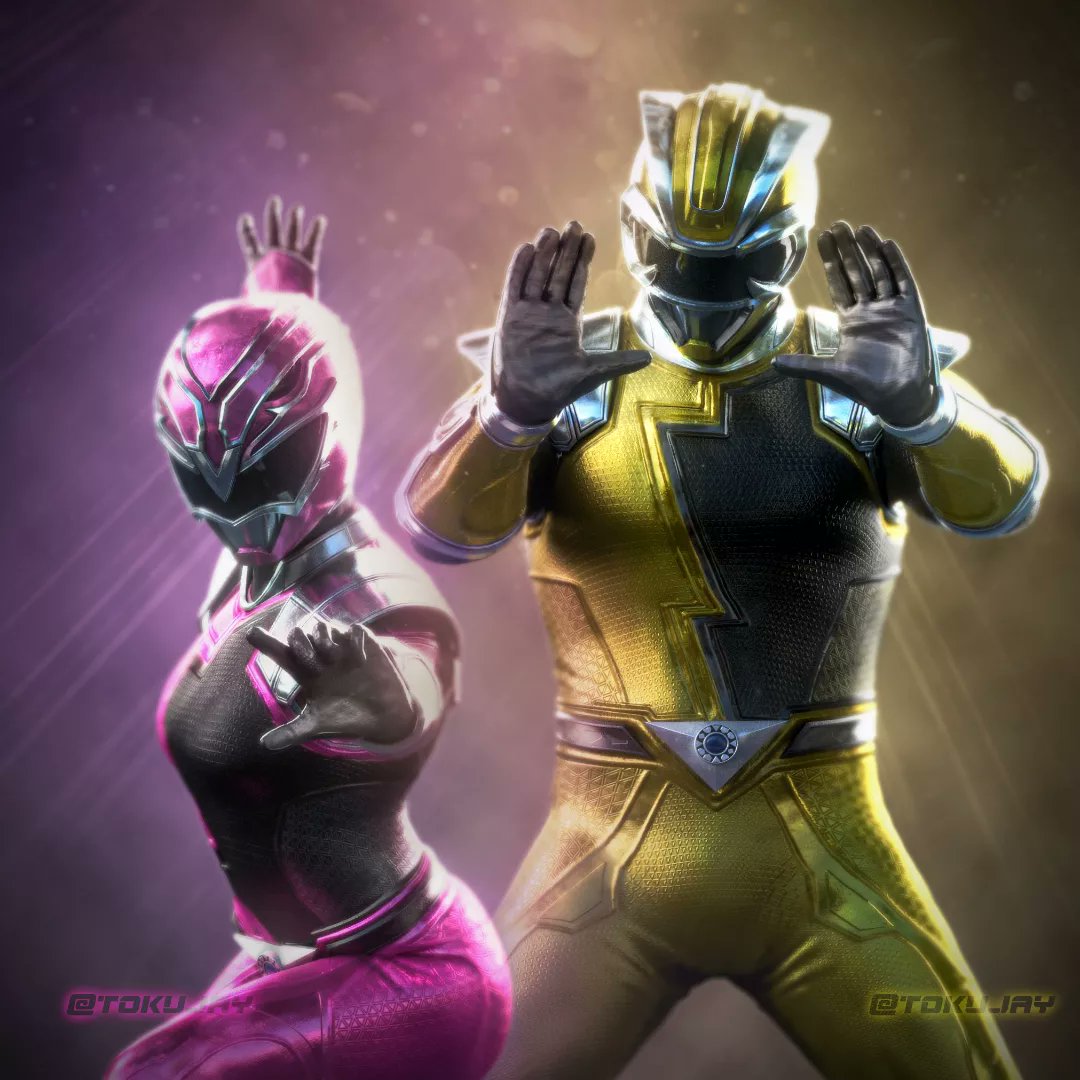 TokuJay's tweet image. Another Project rePower Hyperforce image dump - this week it&apos;s Pink and Yellow&apos;s turn!

#PowerRangers #Hyperforce #ConceptArt