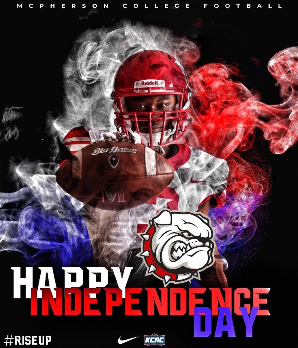 Thank you! Happy 4th of July! <a href="/MACBulldogsFB/">McPherson Football</a>