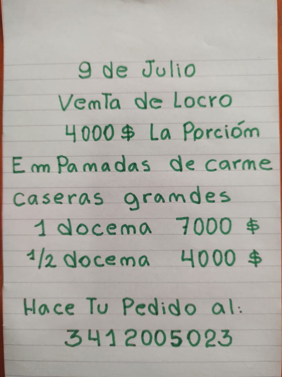 Hola a todos! Vuelvo a pedirle solidaridad para difundir esto! Mi papá sin empleo y cocinero de toda la vida, cocina exquisito! Tiene muy pocos pedidos y me gustaría ayudarlo, les agradezco de corazón siempre ♥️

<a href="/VivirenRosario/">Vivir En Rosario</a> <a href="/nicolasmaggi87/">Nicolás Maggi</a> <a href="/emergenciasAR/">red de emergencias</a> <a href="/PreciosRosario2/">PreciosRosario</a>