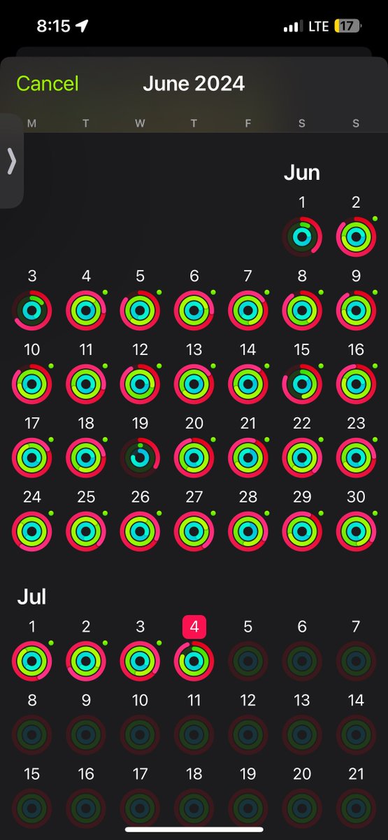 monotonialex's tweet photo. i missed a few days last month but i still did good. my goal this month is to fill them every single day by walking 10k steps per day 🫡 https://t.co/tVk1p1FehM