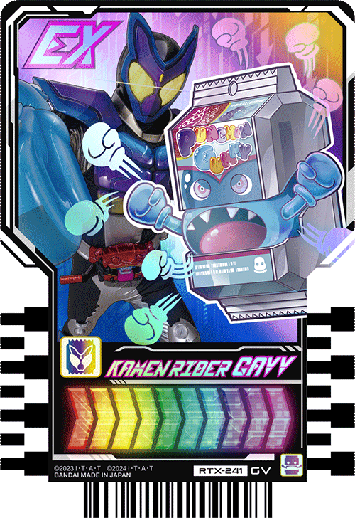 The Gavv Ride Chemy and Legend Rider Gochizo Cards for Phase: EX02