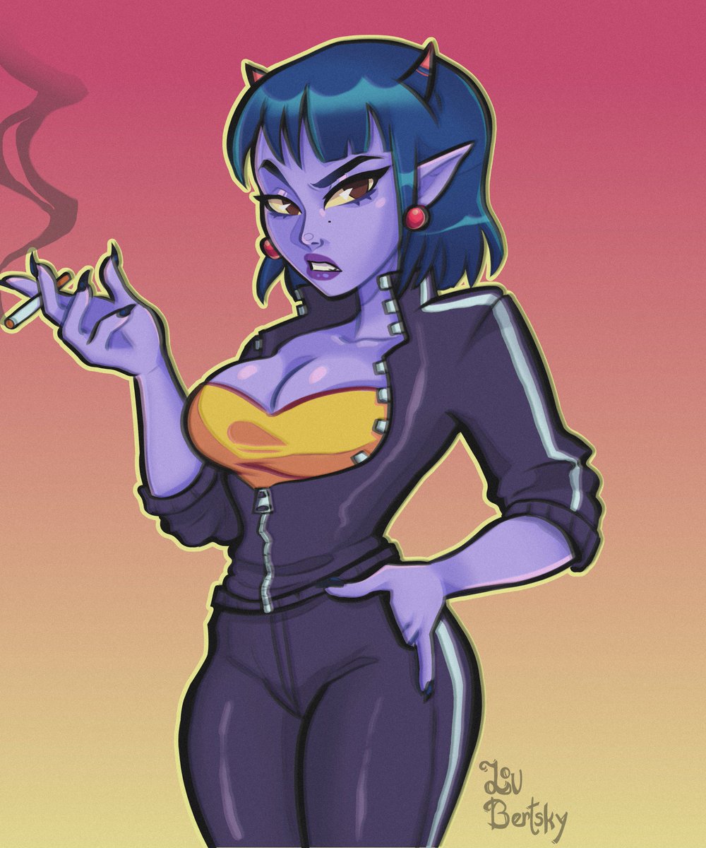BertskyLou's tweet photo. @speedoru's Nono Matsumoto, cuz #punchpunchforever is amazing and I have an unhealthy obsession with demonic girls. https://t.co/EWLabHeF5M