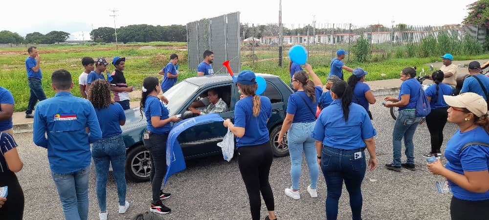 Con gran alegría y entusiasmo en acompañamiento del Presidente <a href="/VillanuevaUNT/">Luis Villanueva UNT</a>, arrancó la campaña que llevará a la presidencia a <a href="/EdmundoGU/">Edmundo González</a>  este #28Jul a través de la tarjeta de nuestra casita azul <a href="/manuelrosalesg/">Manuel Rosales</a> <a href="/AldrysBarriosG/">Aldrys B.</a> <a href="/angelopalmerib/">Angelo Palmeri</a> <a href="/LuisFlorido/">Luis Florido</a> <a href="/partidoUNT/">Un Nuevo Tiempo</a>.