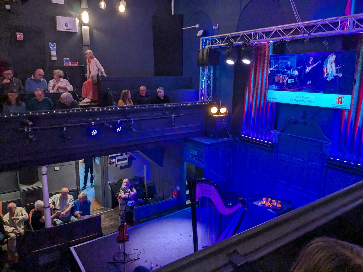 Wonderful evening tonight at <a href="/acapelastudio/">Acapela Studio</a> with @CatrinFinch and @AoifeNiBhriain. The perfect way to kick off a monumental election evening. It's always lovely to se Catrin, <a href="/Anthem_Cymru/">Anthem</a>'s ambassador performing locally. What a lovely venue. We will definitely be back!