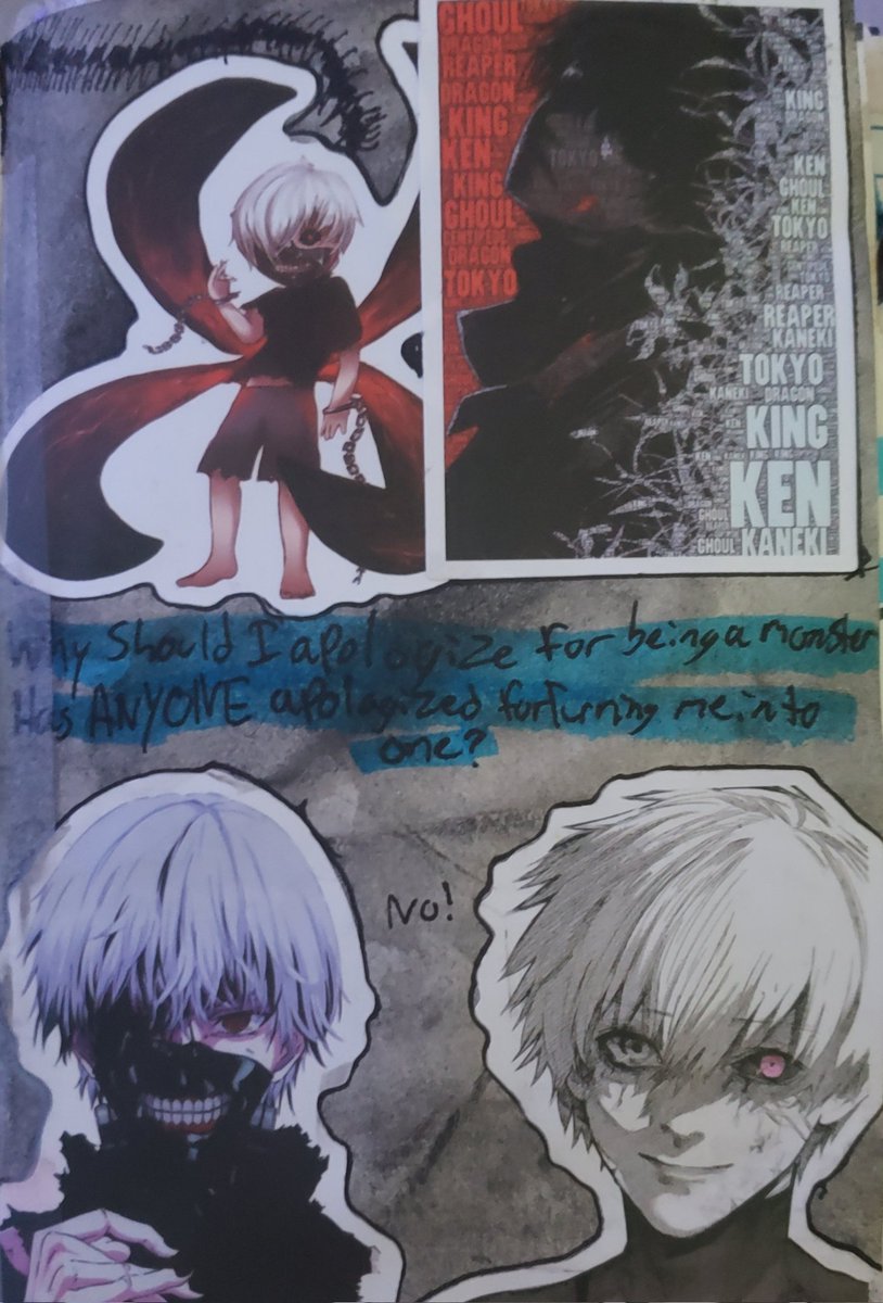 Sabotaged_rivai's tweet image. Tokyo Ghoul Page in my Sticker/Sketch Book 

#sketchbook #TokyoGhoul #stickerbook #scrapbooking #artmoots