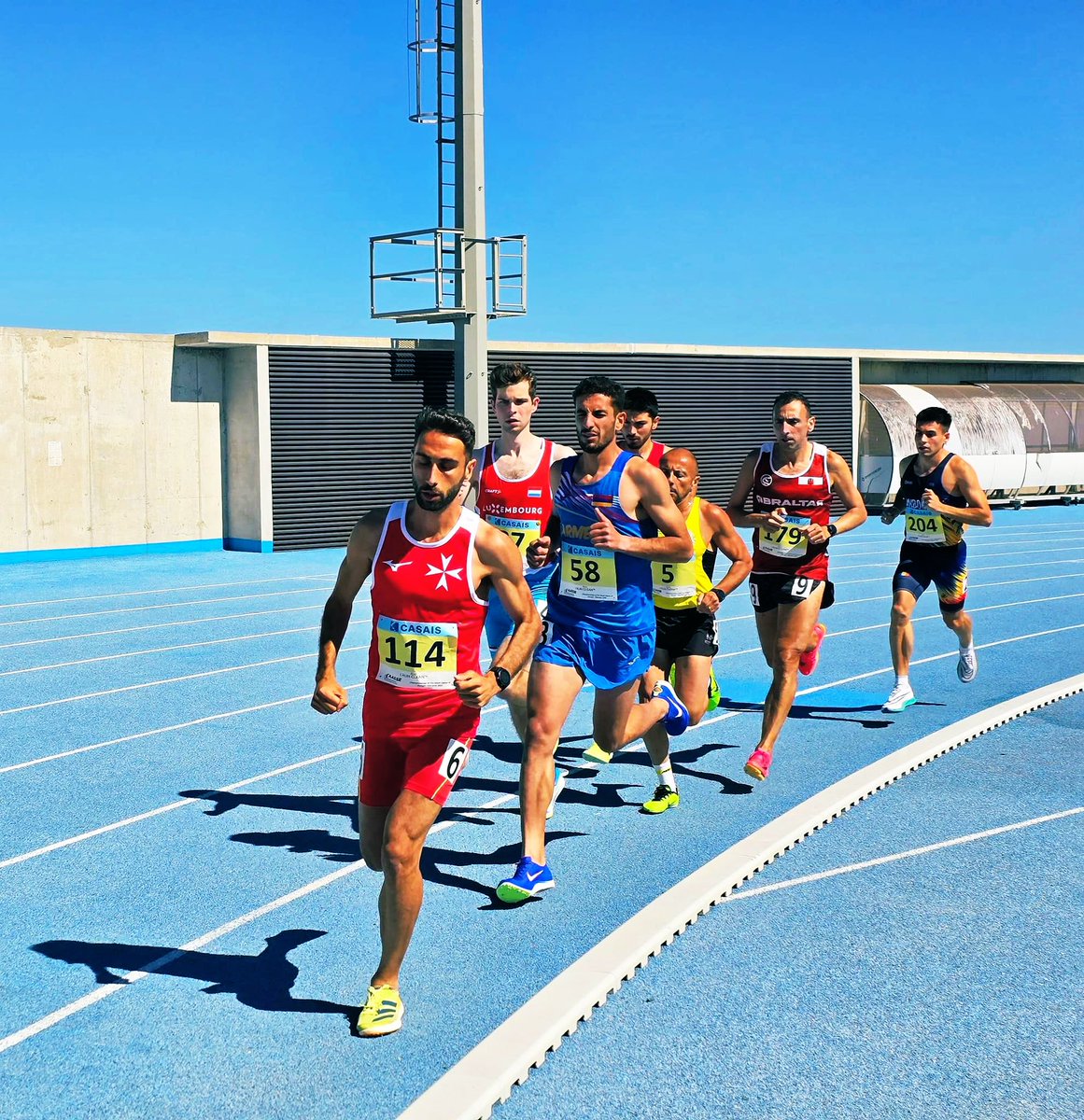 <a href="/gibathletics/">Gibraltar Athletics</a> OPEN CHAMPIONSHIPS 2024 - Wednesday 10 July 2024: 5000m Mens Final - 20:30hrs <a href="/gsla_gi/">Gibraltar Sports & Leisure Authority</a> Lathbury Track <a href="/GBC_Sport/">GBC Sport</a> <a href="/GibChronSports/">GibChronicleSports</a>