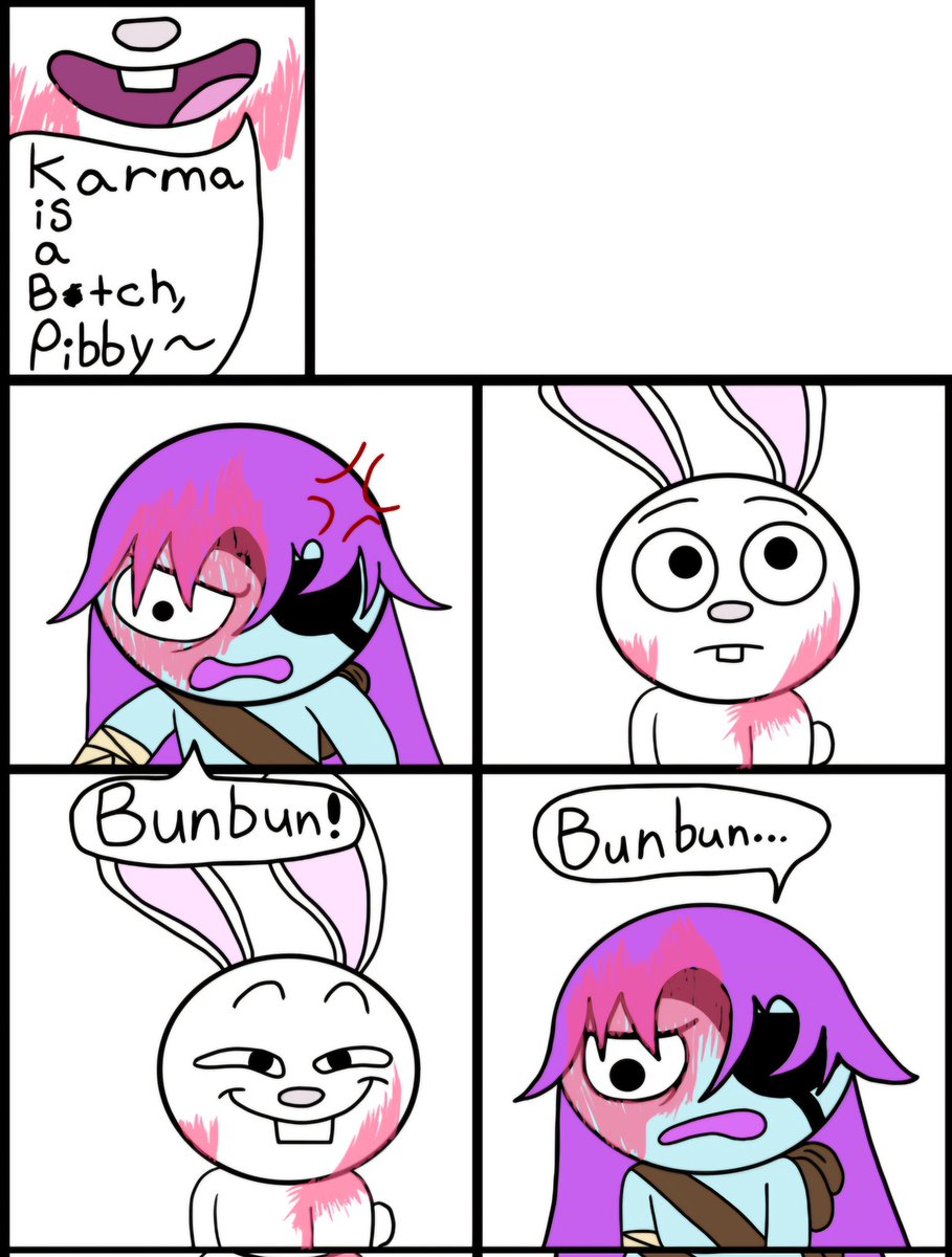 Nice work on the recent comic, especially Bunbun's expressions