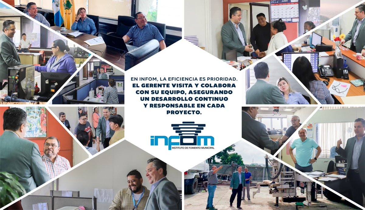 infom_guatemala's tweet photo. 📸 INFOM en acción, supervisando y avanzando proyectos. 

#Eficiencia #GestiónPública #Infom2.0 https://t.co/fWVgqe7aOJ