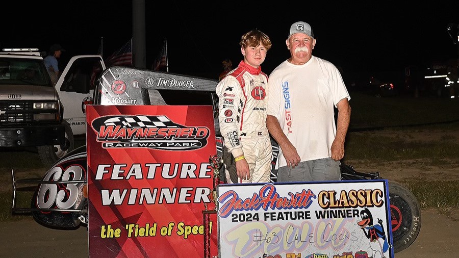 USAC Racing (@usacnation) on Twitter photo The names โCoonsโ & โHewittโ are among the most recognizable in USAC history.
On Wednesday at <a href="/OfficialWRP/">Waynesfield Raceway</a>, <a href="/CaleCoons/">Cale Coons</a> delivered his second USAC Midwest Thunder Midget win of the season at the 15th edition of the Jack Hewitt Classic.
๐ญ๐๐๐ ๐บ๐๐๐๐: usacracing.com/component/k2/iโฆ The names โCoonsโ & โHewittโ are among the most recognizable in USAC history.
On Wednesday at <a href="/OfficialWRP/">Waynesfield Raceway</a>, <a href="/CaleCoons/">Cale Coons</a> delivered his second USAC Midwest Thunder Midget win of the season at the 15th edition of the Jack Hewitt Classic.
๐ญ๐๐๐ ๐บ๐๐๐๐: usacracing.com/component/k2/iโฆ