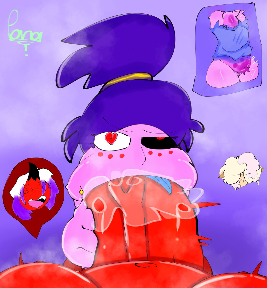 Elpanapanitaowo's tweet photo. How great the rosy giving mayonnaise to the hungry bubble 😔👌
Great drawing for @SonicDanielYT that I liked doing
#nsfwtwtًً #ocart #HotbitDEX https://t.co/HNOhPqfxJV
