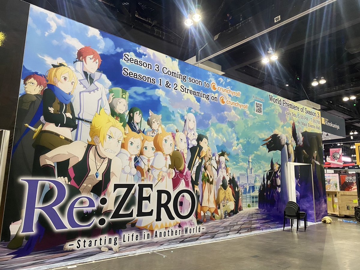 ◪ #AnimeExpo 2024 ◪ 本日より開催✨ TVアニメ「Re:ゼロから始める異