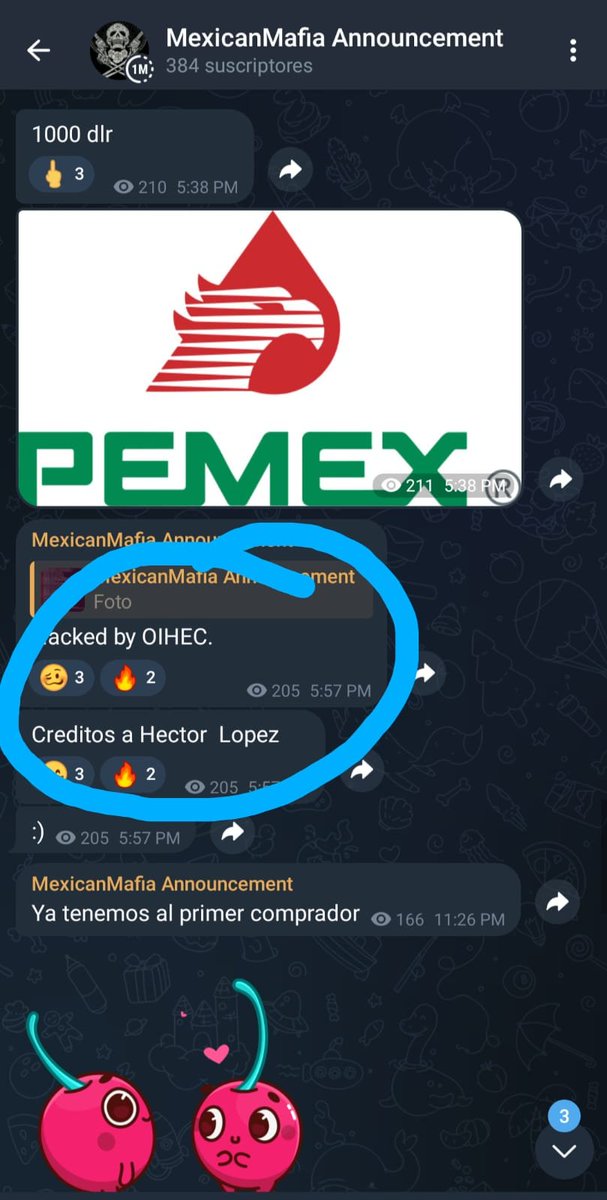 OIHEC hackers tweet media