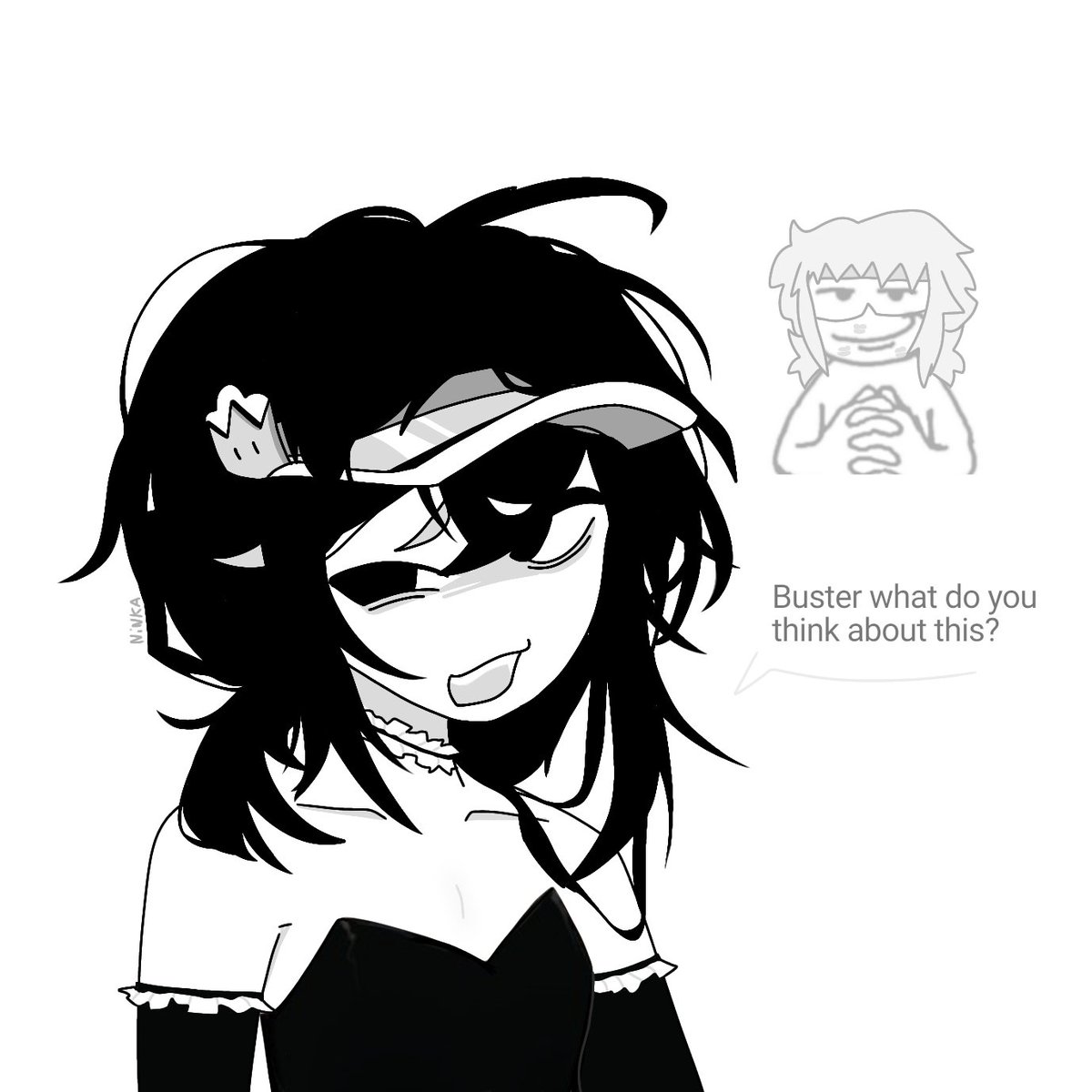 NinkaMeow's tweet photo. Fang has a new style:3 #Fangster #Fang #Buster Please write if I should continue drawing NSFW!! ❤ https://t.co/mJyib2ZoSE