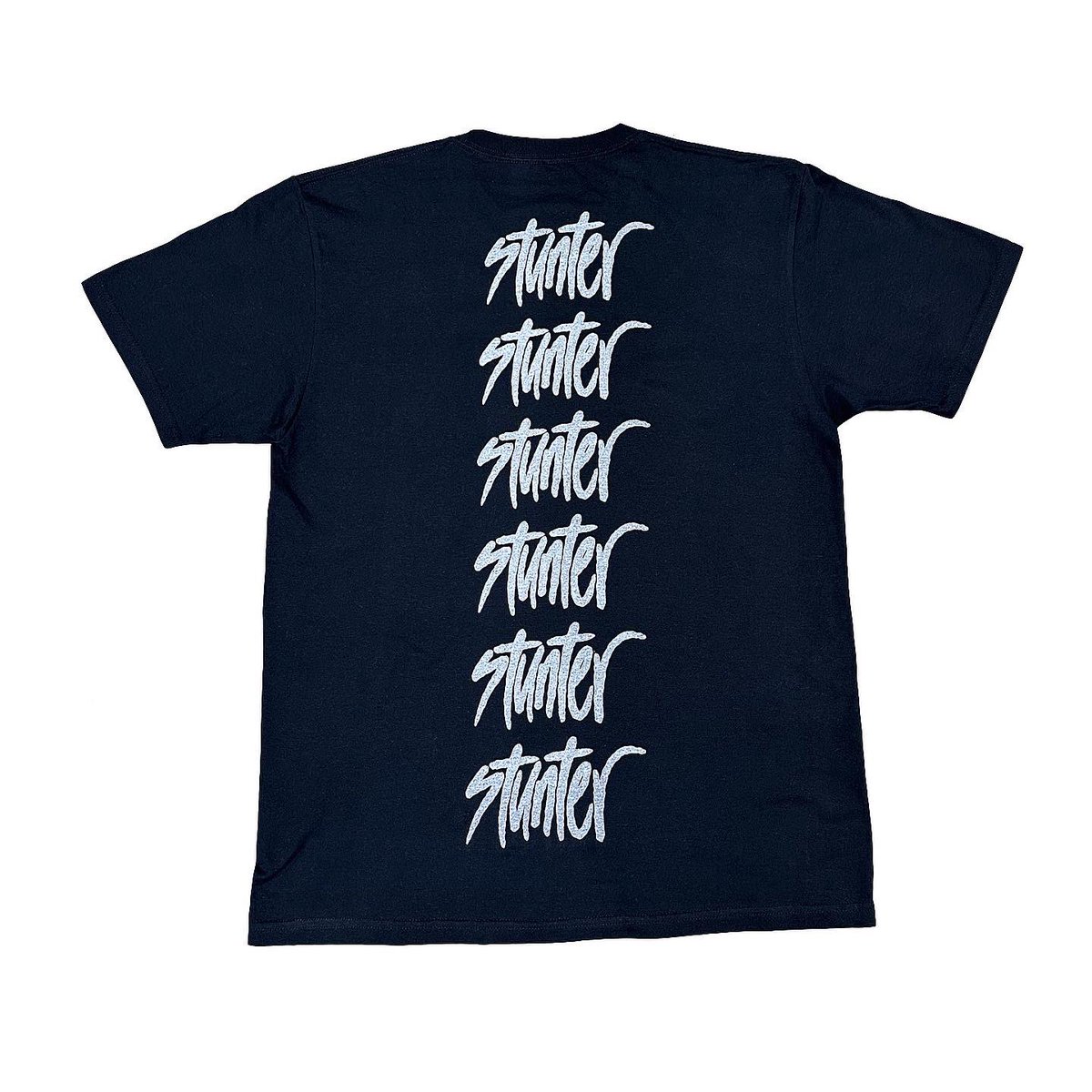 stuntonemtv's tweet photo. Stunter World: “3M PUFF” Tee (Black &amp; Sports Grey) 7/4/24 https://t.co/snXVWBsvQU