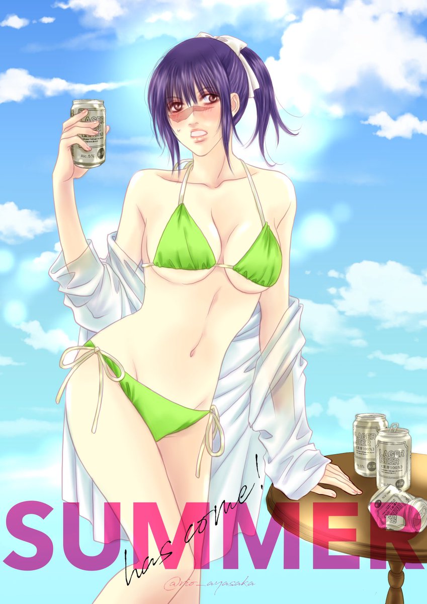 今日はビキニスタイルの日なんだって!
なので2年くらい前に描いたビキニ🎵姫。
#五歌 
