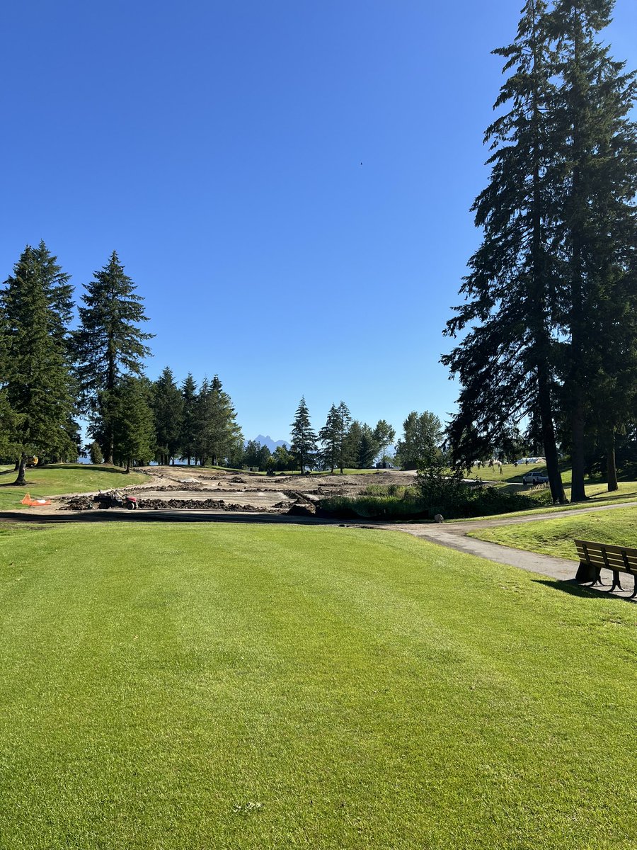 Belmont site inspection today with <a href="/OCGolfDesign/">Ohnysty Crough Golf Design</a> #3 &amp; #4 are coming along great!