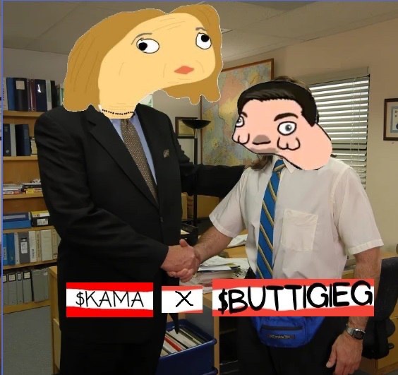 BUTTICHEEKS (@buttigiegsol) on Twitter photo <a href="/0xseasonal/">please cook</a> <a href="/KamalaHarris/">Kamala Harris</a> 🫡 Fading $kama’s future VP is criminal. Butticheeks 2024 #buttigieg <a href="/0xseasonal/">please cook</a> <a href="/KamalaHarris/">Kamala Harris</a> 🫡 Fading $kama’s future VP is criminal. Butticheeks 2024 #buttigieg