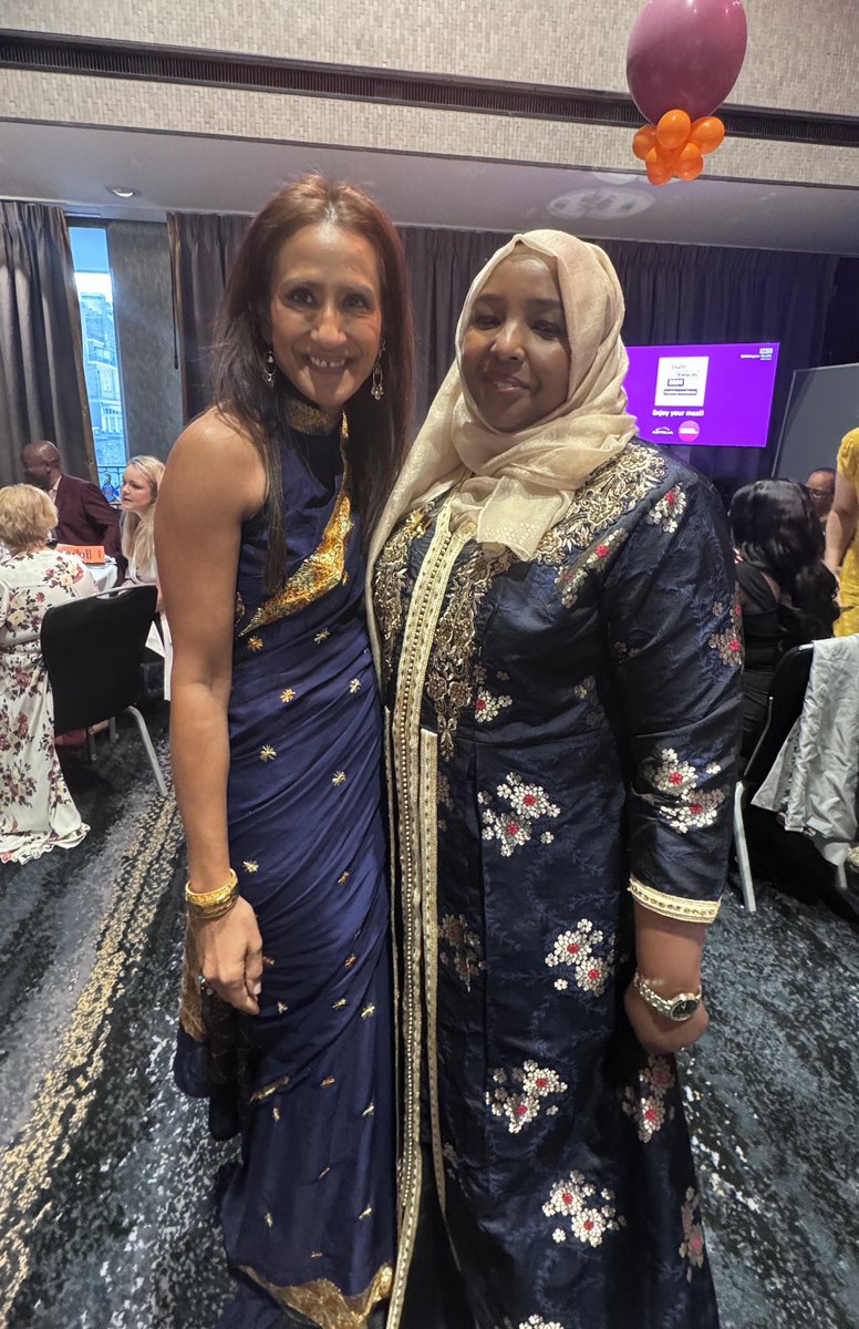 With the wonderful <a href="/hudamohamed_10/">Huda Mohamed MBE</a> #whitawards <a href="/WhitHealth/">Whittington Health NHS Trust</a>