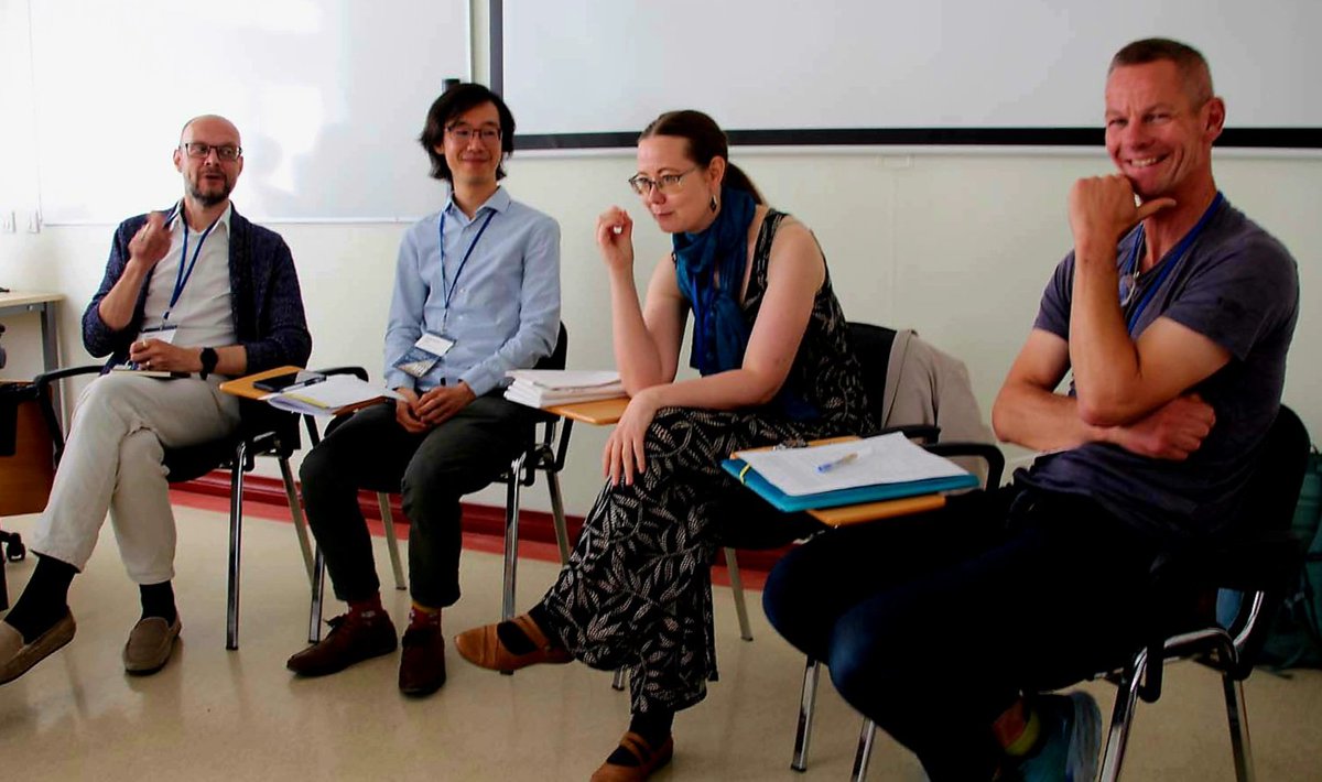 Paris Pin-Yu Chen (@parispychen) on Twitter photo So excited to share my experiences of teaching race and other difficult themes at the 2024 Tartu Conference <a href="/unitartu/">University of Tartu</a> <a href="/skytteUT/">Skytte Institute UT</a>. Many thanks to <a href="/C_H_Gibson/">Catherine Gibson 🇺🇦</a> for organising this wonderful roundtable on new approaches for teaching East European & Eurasian histories! So excited to share my experiences of teaching race and other difficult themes at the 2024 Tartu Conference <a href="/unitartu/">University of Tartu</a> <a href="/skytteUT/">Skytte Institute UT</a>. Many thanks to <a href="/C_H_Gibson/">Catherine Gibson 🇺🇦</a> for organising this wonderful roundtable on new approaches for teaching East European & Eurasian histories!