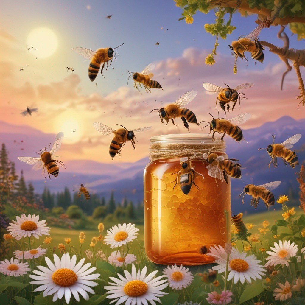 Wussten Sie schon, dass Honig ein natürliches Süßungsmittel ist, das von fleißigen Bienen aus dem Nektar von Blumen hergestellt wird? Hier sind 10 faszinierende Fakten über dieses goldene Naturprodukt:

1. **Langlebigkeit**: Honig hat eine erstaunlich lange Haltbarkeit und kann