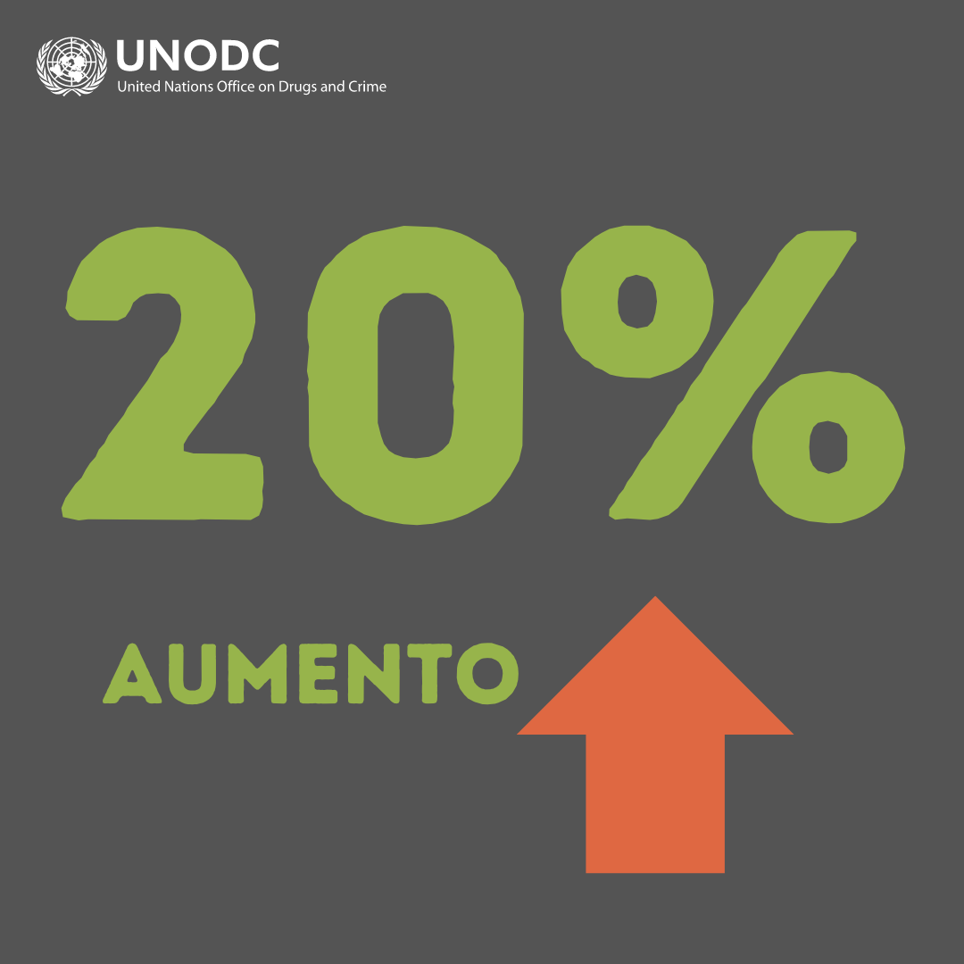 2⃣9⃣2⃣ millones de personas utilizaron drogas en el mundo🌎 en 2022, lo que representa un incremento del 20% con relación a la década previa.

🔴Encuentra los datos más actuales del Informe Mundial sobre las Drogas #WorldDrugReport 2024 aquí: bit.ly/3XRJ6IG