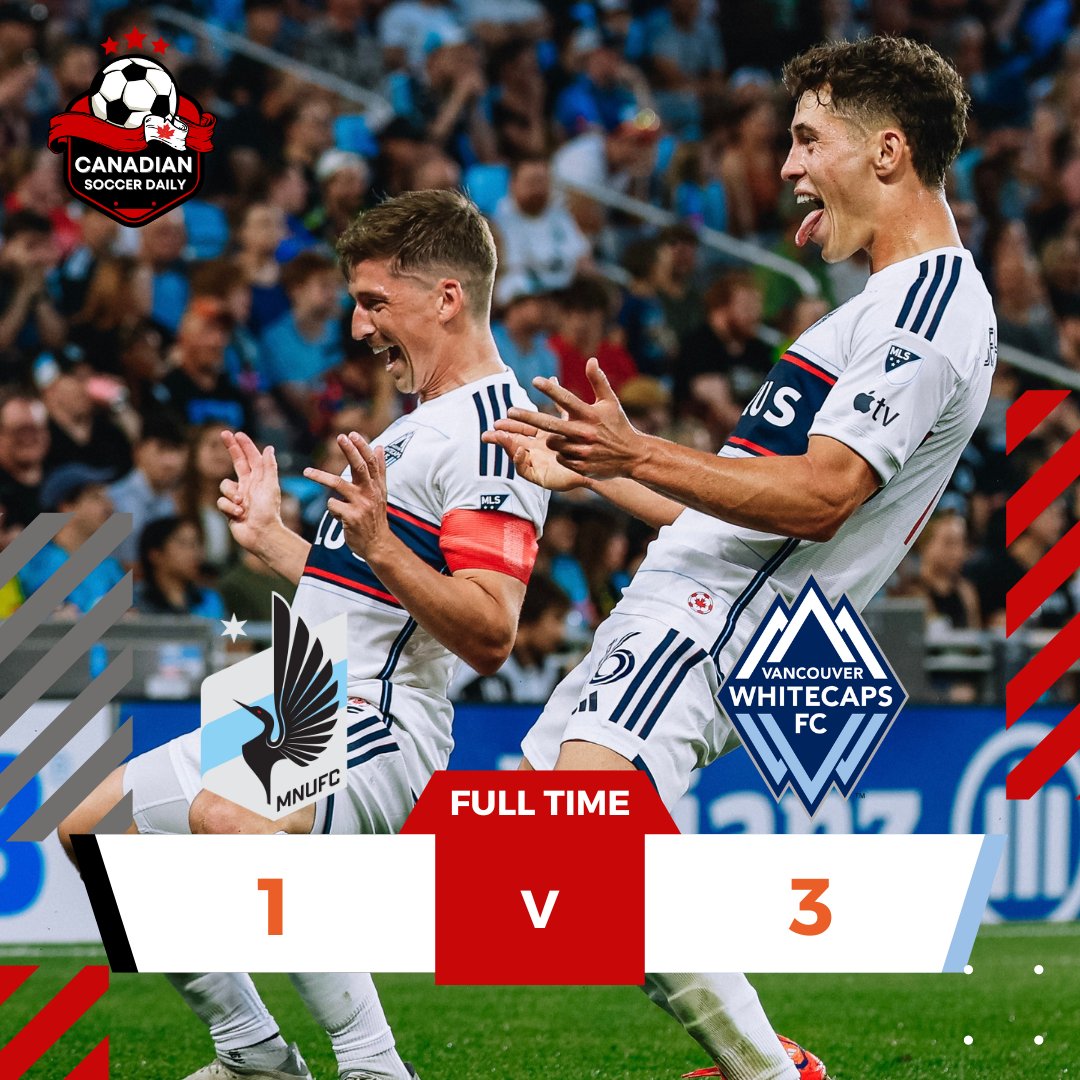 CANSoccerDaily's tweet image. The Vancouver Whitecaps rediscovered their road swagger, Ryan Gauld is the gift that keeps on giving, and #VWFC's midfield duo did the trick.

@AlexGangueRuzic delivers our latest @The3rdSub Thoughts after #MINvVAN ⬇️

canadiansoccerdaily.com/2024/07/04/thi…