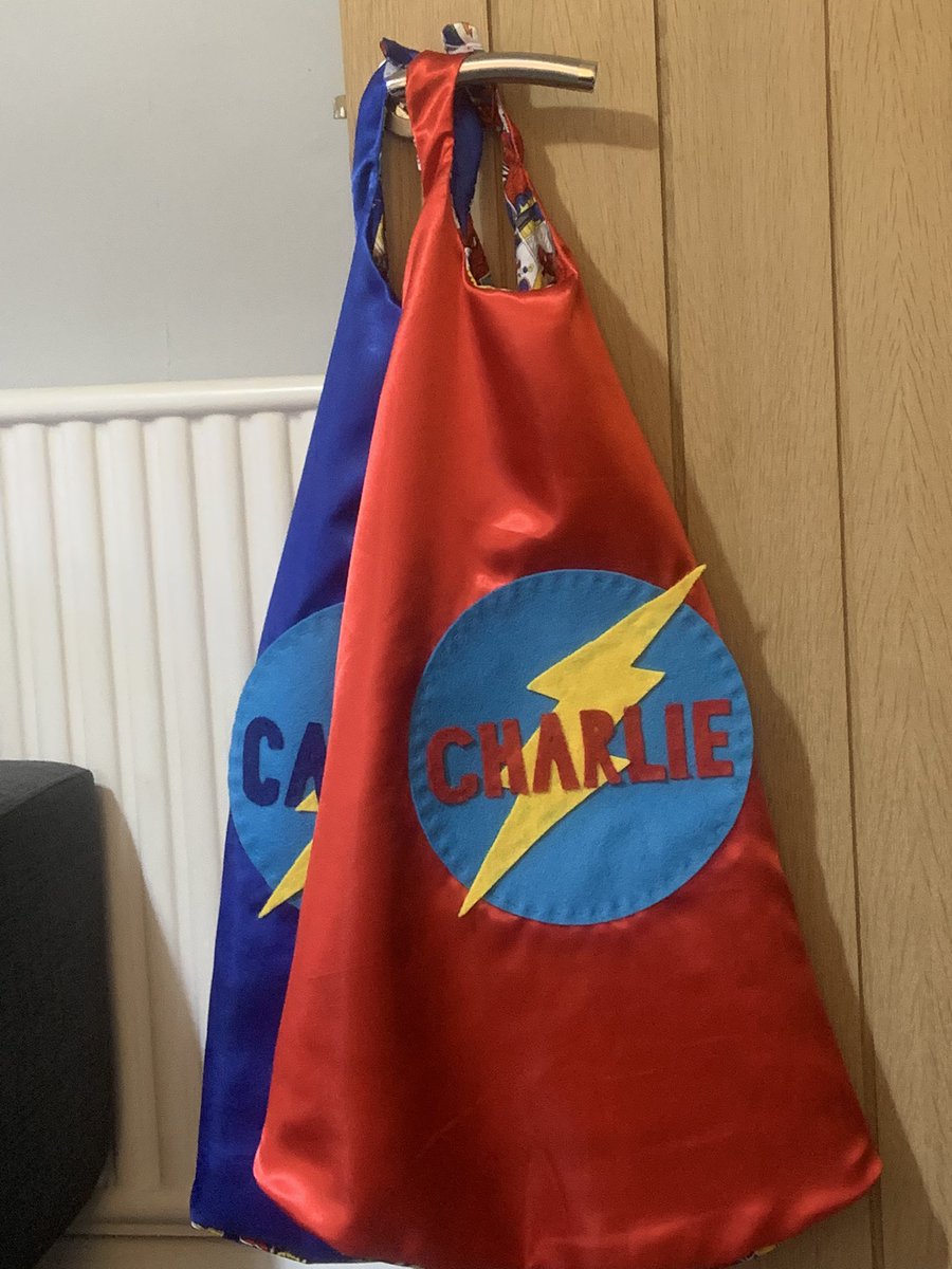 Haven’t posted in a looong time but I dusted off the sewing machine and made some children’s superhero capes! 🥰