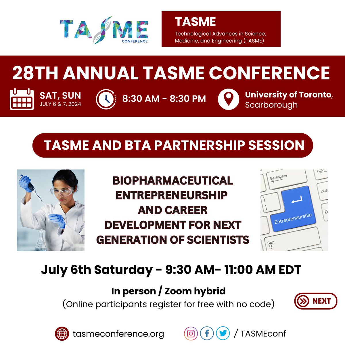 TASME Conferences tweet media