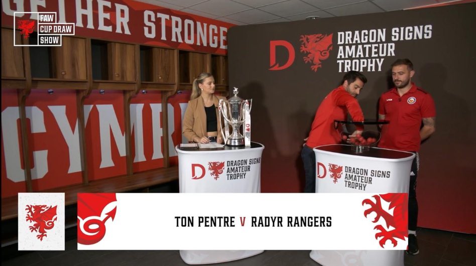 An away trip to Ynys Park to face <a href="/TonPentreFC/">Ton Pentre AFC</a> in the First Qualifying Round of the Amateur Trophy ⚫️⚪️⚫️
