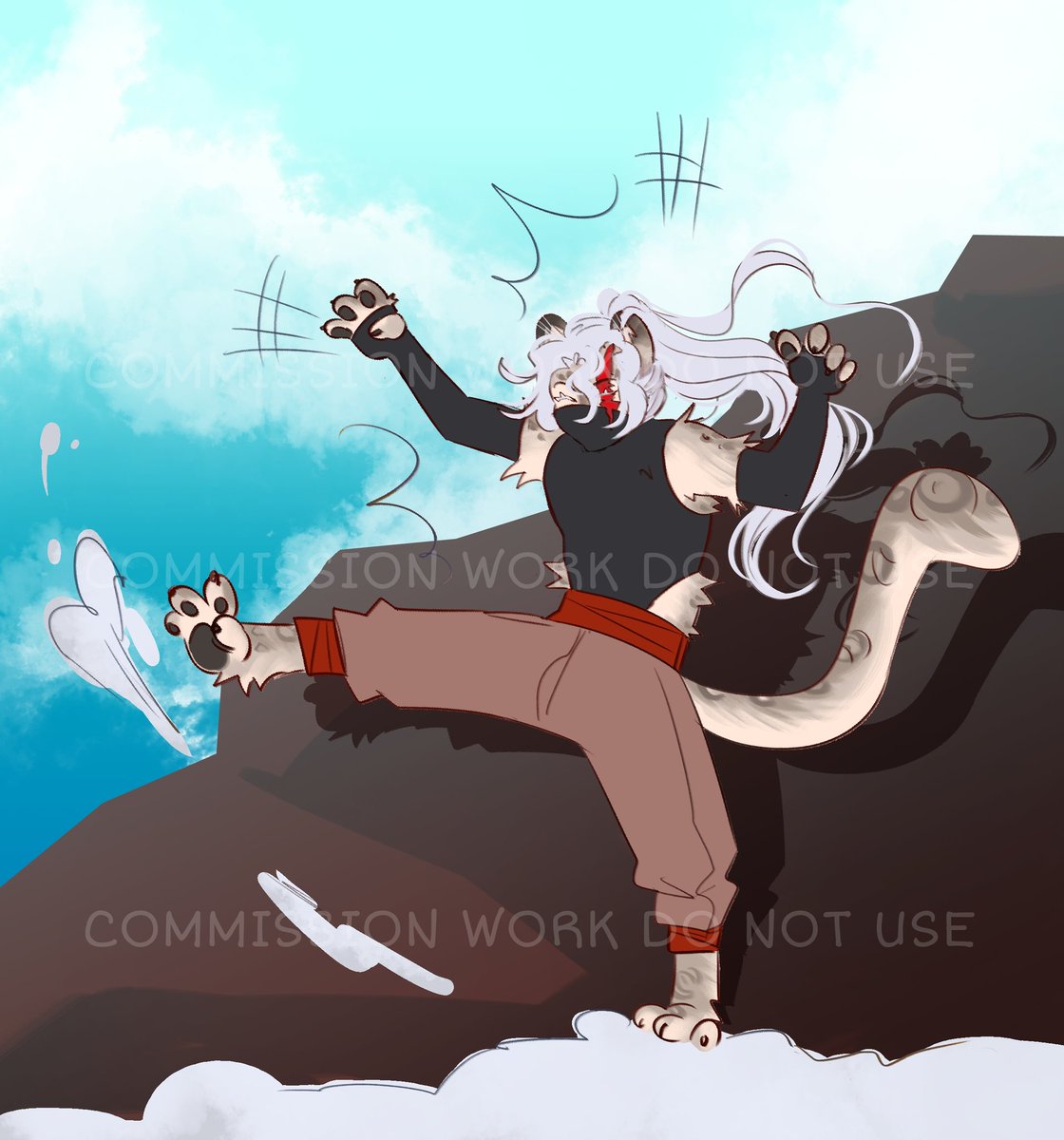 Solarockk's tweet image. Furry etho c0ms for my friend @Wyvrambles !! 
Hes just a lil guy